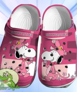 Snoopy X Pink Panther Crocs 3D Clog Shoes Product Photo 1