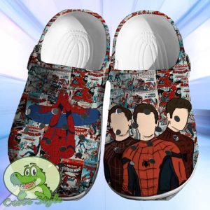 Spiderman Crocs 3D Clog Shoes