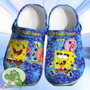 Spongebob Gary Crocs 3D Clog Shoes