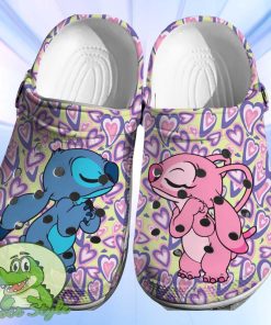 Stitch Angel Crocs 3D Clog Shoes Product Photo 1