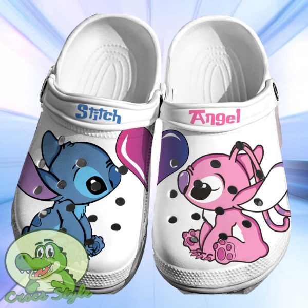 Stitch Crocs 3D Clog Shoes For Men Women