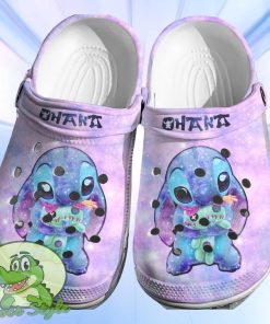Stitch Ohana Crocs 3D Clog Shoes Product Photo 1