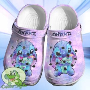 Stitch Ohana Crocs 3D Clog Shoes