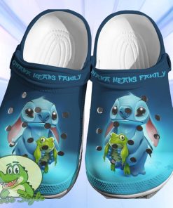 Stitch Ohana Means Family Crocs 3D Clog Shoes Product Photo 1