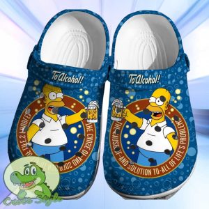 The Simpson Crocs 3D Clog Shoes