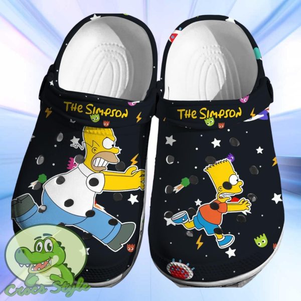 The Simpsons Crocs 3D Clog Shoes