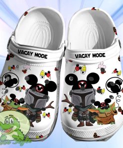 Vacay Mode Baby Yoda The Mandalorian Crocs 3D Clog Shoes Product Photo 1