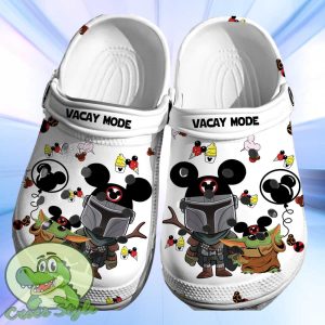 Vacay Mode Baby Yoda The Mandalorian Crocs 3D Clog Shoes