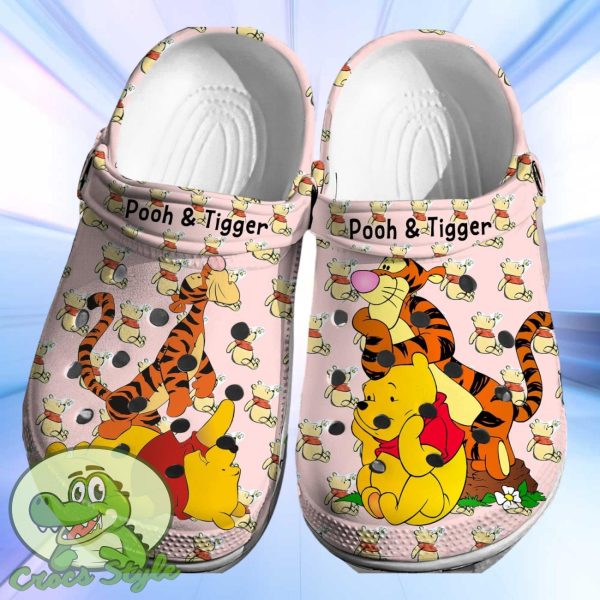 Winnie Pooh Crocs 3D Clog Shoes