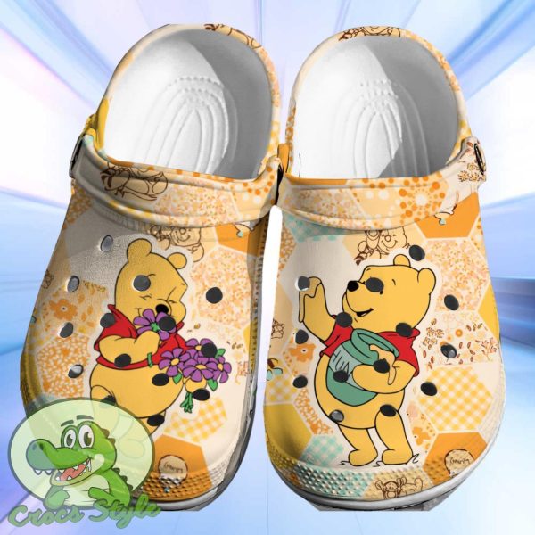 Winnie The Pooh Crocs 3D Clog Shoes For Men Women