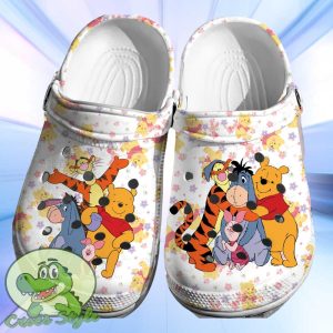 Winnie The Pooh Crocs 3D Clog Shoes Gift For Fans