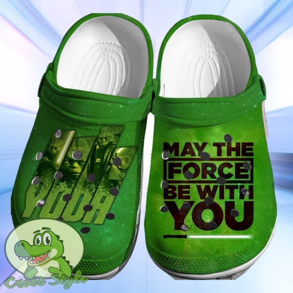 Yoda Crocs 3D Clog Shoes