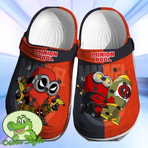 Minions X Deadpool Crocs 3D Clog Shoes